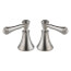 Cassidy Stainless Metal Lever Handle Set for Roman Tub Faucets (Pack of 2), H697SS