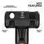 2lb Fiberglass Drilling Hammer, 4-1/2" Long
