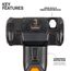 3lb Dual-Faced Fiberglass Hammer, 5" Long