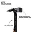 22 oz. Milled Face Steel Claw Hammer