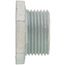 3/4" Zinc-Plated Iron Conduit Chase Nipple