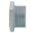 1" Zinc-Plated Iron Conduit Chase Nipple