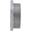 4" Zinc-Plated Iron Conduit Chase Nipple
