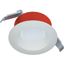 4" RLFRC Round Fire Rated Baffle Canless LED Downlight, 2700/3000/3500/4000/5000K (White), RLFRC4FS