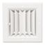 6" x 6" (Wall Opening Size) White Ceiling Diffuser (A502MS Series)