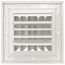 6" x 6" (Wall Opening Size) White Ceiling Diffuser (A502MS Series)