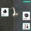 Croma 100 Classic Showerhead 3-Jet, 2.5 GPM (Polished Nickel), 04070830
