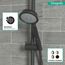 Croma 100 Classic Showerhead 3-Jet, 2.5 GPM (Rubbed Bronze), 04070920