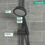 Croma 100 Classic Showerhead 3-Jet, 2.5 GPM (Rubbed Bronze), 04070920