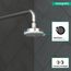 Croma 100 Showerhead E 3-Jet, 2.5 GPM (Chrome), 04071000