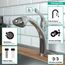 Allegro E Kitchen Faucet, 2-Spray Pull-Out, 1.75 GPM (Chrome), 04076000
