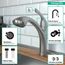Allegro E Kitchen Faucet, 2-Spray Pull-Out, 1.75 GPM (Stainless Steel Optic), 04076860
