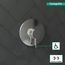 Ecostat Pressure Balance Trim S (Chrome), 04233000
