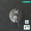 Ecostat Pressure Balance Trim S with Diverter (Chrome), 04447000