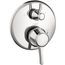 Ecostat Classic Pressure Balance Trim with Diverter, Round (Chrome), 04449000