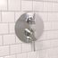 Ecostat Classic Pressure Balance Trim with Diverter, Round (Chrome), 04449000