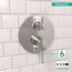 Ecostat Classic Pressure Balance Trim with Diverter, Round (Chrome), 04449000