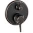 Ecostat Classic Pressure Balance Trim with Diverter, Round (Rubbed Bronze), 04449920