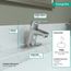Focus Single-Hole Bathroom Faucet 70, 1.2 GPM (Chrome), 04510000