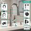 Joleena High Arc Kitchen Faucet, 2-Spray Pull-Down, 1.75 GPM (Chrome), 04793000