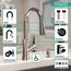 Joleena High Arc Kitchen Faucet, 2-Spray Pull-Down, 1.75 GPM (Polished Nickel), 04793830