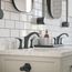 Locarno Widespread Bathroom Faucet 110 with pop-up drain, 1.2 GPM (Matte Black), 04813670