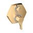 Locarno Thermostatic Trim with Volume Control and Diverter (Brushed Gold Optic), 04820250