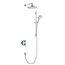 Raindance S Thermostatic Showerhead/Wallbar Set with Rough, 2.5 GPM (Chrome), 04915000
