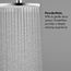 Raindance S Thermostatic Showerhead/Wallbar Set with Rough, 2.5 GPM (Chrome), 04915000
