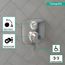 Ecostat E Thermostatic Trim with Volume Control (Chrome), 15707001