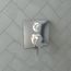 Ecostat Square Thermostatic Trim with Volume Control (Chrome), 15712001