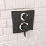 Ecostat Thermostatic Trim with Volume Control (Matte Black), 15712671
