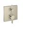 Ecostat Square Thermostatic Trim with Volume Control (Brushed Nickel), 15712821