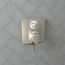 Ecostat Square Thermostatic Trim with Volume Control (Brushed Nickel), 15712821