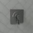 Ecostat Square Pressure Balance Trim (Brushed Black Chrome), 15724341