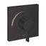 Ecostat Square Pressure Balance Trim (Matte Black), 15724671
