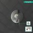 Ecostat S Pressure Balance Trim (Chrome), 15739001