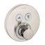 ShowerSelect S Thermostatic Trim for 2 Functions, Round (Brushed Nickel), 15743821