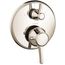 Ecostat Classic Thermostatic Trim with Volume Control and Diverter, Round (Polished Nickel), 15753831