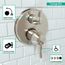 Ecostat Classic Thermostatic Trim with Volume Control and Diverter, Round (Polished Nickel), 15753831