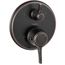 Ecostat Classic Thermostatic Trim with Volume Control and Diverter, Round (Rubbed Bronze), 15753921
