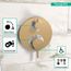 Ecostat S Thermostatic Trim with Volume Control and Diverter (Brushed Bronze), 15758141