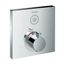 ShowerSelect Thermostatic Trim for 1 Function, Square (Chrome), 15762001