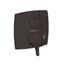 Ecostat Classic Pressure Balance Trim Classic Square with Diverter (Matte Black), 15865671