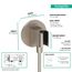 FixFit S Wall Outlet with Handshower Holder (Brushed Nickel), 26888821