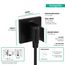 FixFit E Wall Outlet with Handshower Holder (Matte Black), 26889671