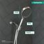 Rainfinity Handshower Set 130 3-Jet, 1.75 GPM (Chrome), 26914001