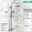 Croma Select E Showerpipe 180 2-Jet, 2.0 GPM (Chrome), 27257001