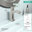 Metris C Single-Hole Bathroom Faucet 100 with Pop-Up Drain, 1.2 GPM (Brushed Nickel), 31075821