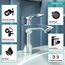 Metris Single-Hole Bathroom Faucet 110 with Pop-Up Drain, 1.2 GPM (Chrome), 31080001